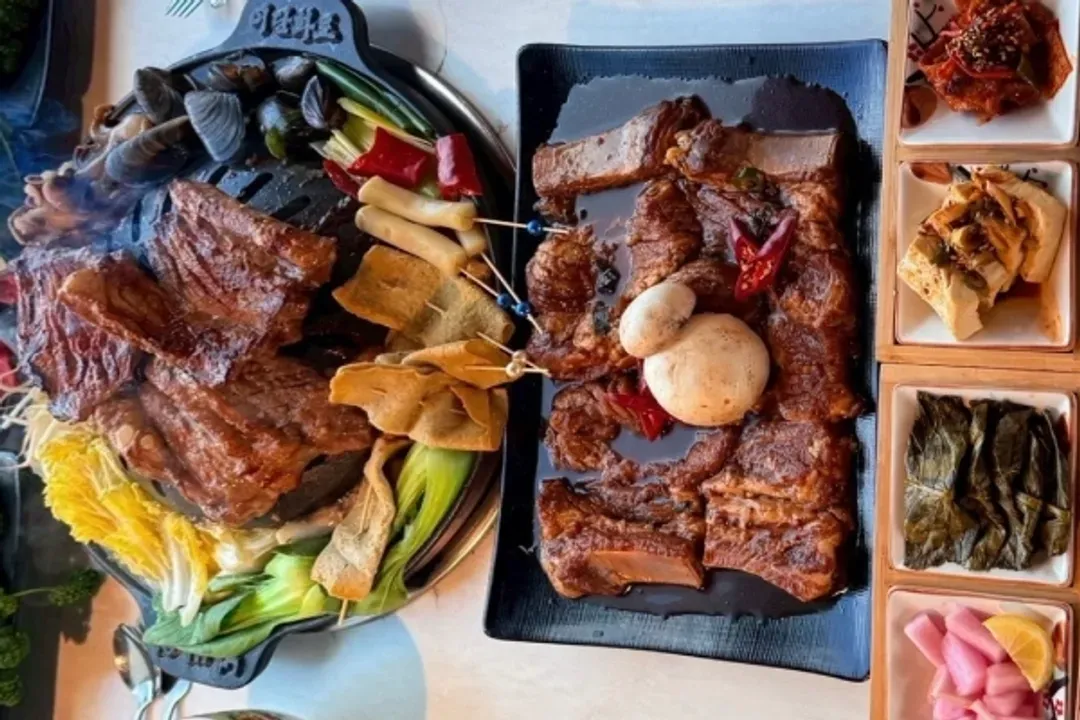 極品韓屋烤肉+海鮮涮涮鍋火烤兩吃-風味餐食