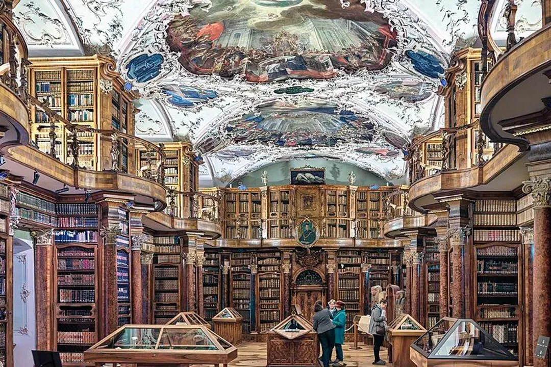世界文化遺產-聖加侖修道院圖書館