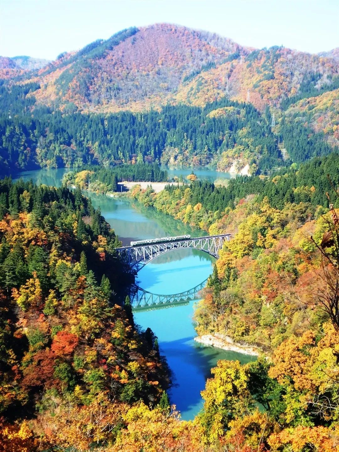 紅葉雙城仙東|銀山溫泉街.絕美崖上寺廟~立石山寺.會津若松城.合掌村.世界遺產~日光東照宮.銀杏~熊野大社.只見川橋樑美景.塔之崖.東京台場.牛舌餐.三大和牛之~米澤牛餐.品酒.溫泉六日
