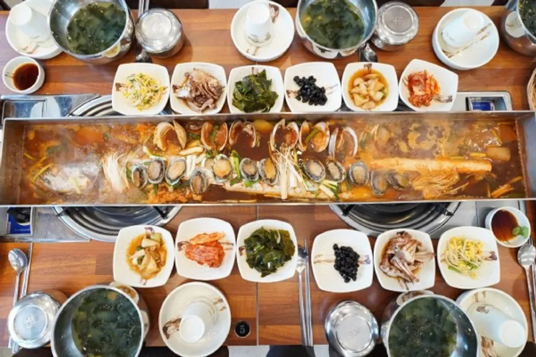 鮮燉整條白帶魚、鮑魚、章魚-