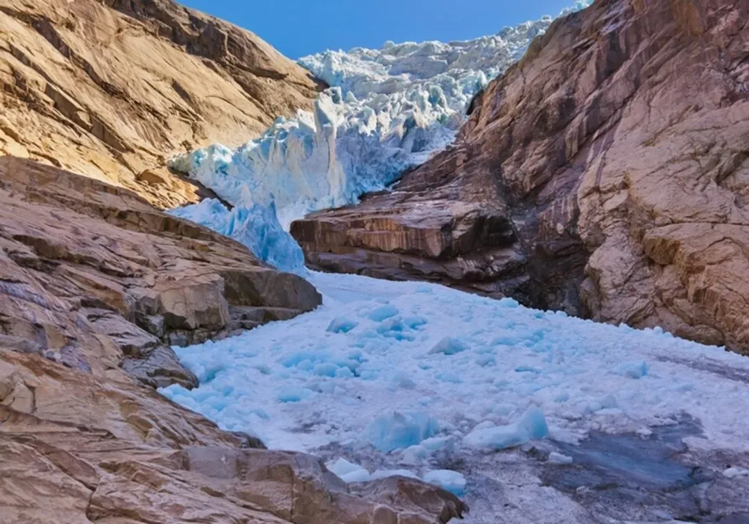 圖 布里斯達冰河 Briksdalsbreen
