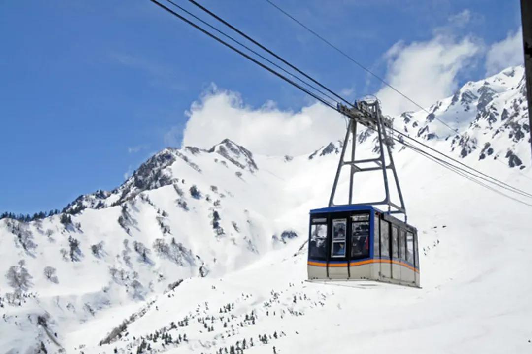 立山黑部雪之大谷、搭乘六種交通工具