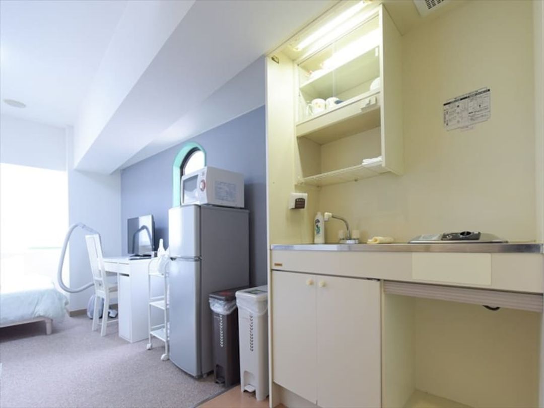 2min walk to station/Private bathroom/1room/26㎡/Max3 pax/kitchen/2-min walk to station / Private bathroom / 1-room apartment / 26㎡ / Max 3 people / Simple kitchen / Surrounded by shop