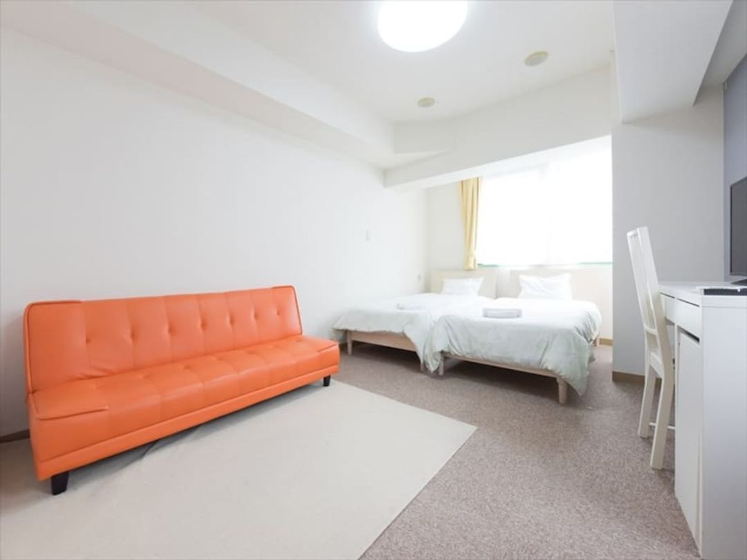 2min walk to station/Private bathroom/1room/26㎡/Max3 pax/kitchen/2-min walk to station / Private bathroom / 1-room apartment / 26㎡ / Max 3 people / Simple kitchen / Surrounded by shop