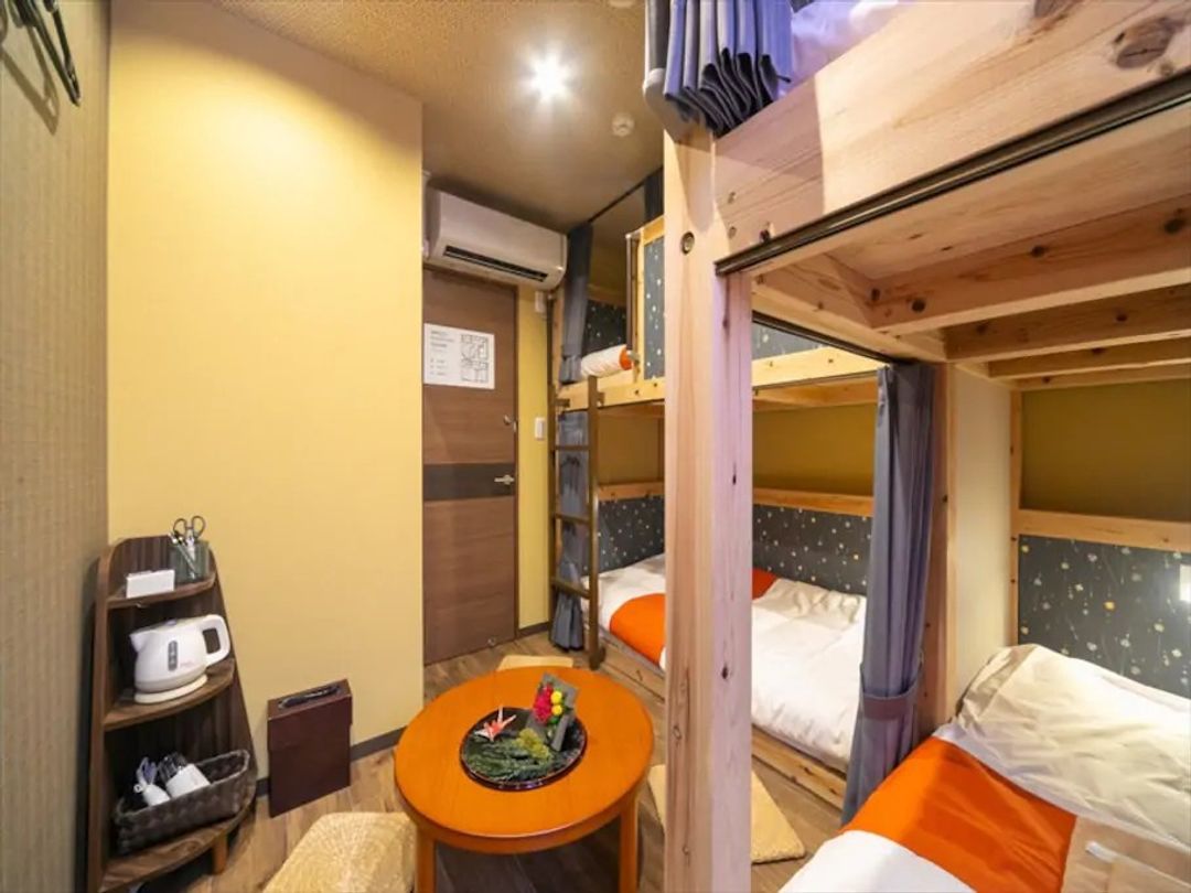 Haneda 2km / 5min by car / 7min by train / Private bedroom / Wi-Fi / Convenient transport / Late-night & early-morning departures
