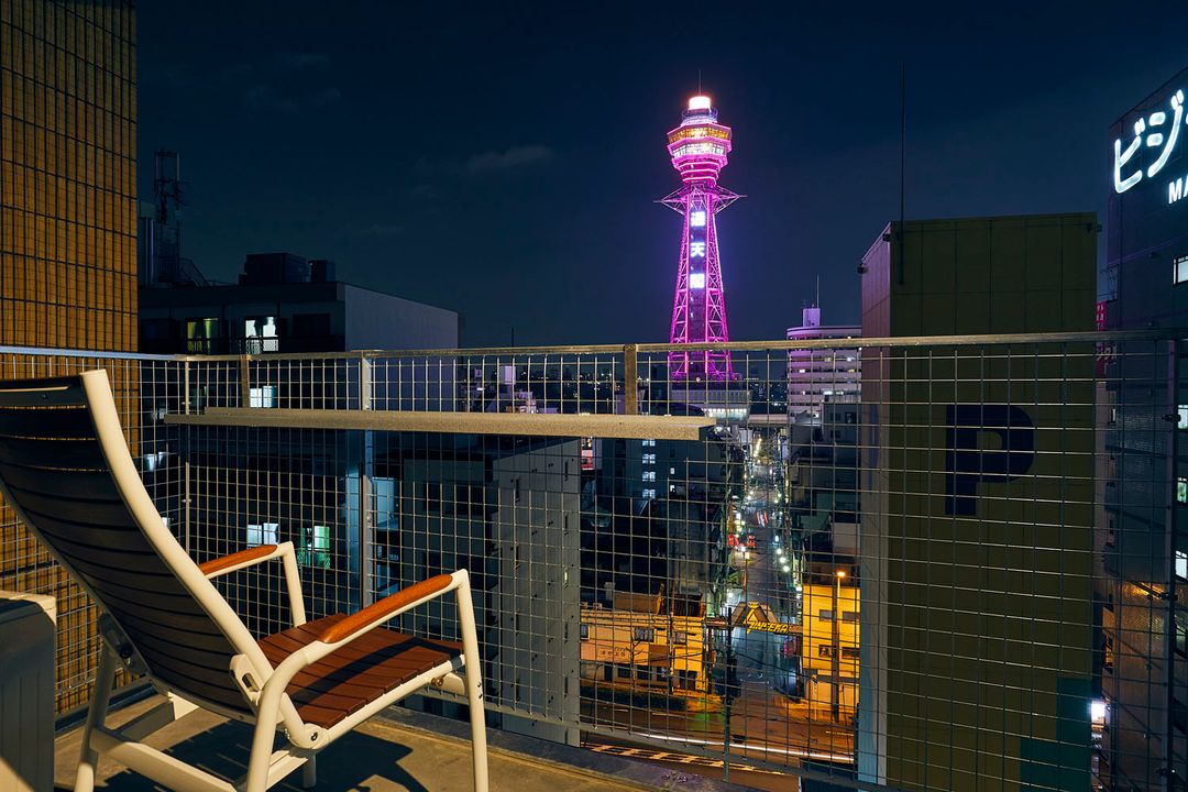 Tsutenkaku night view !!