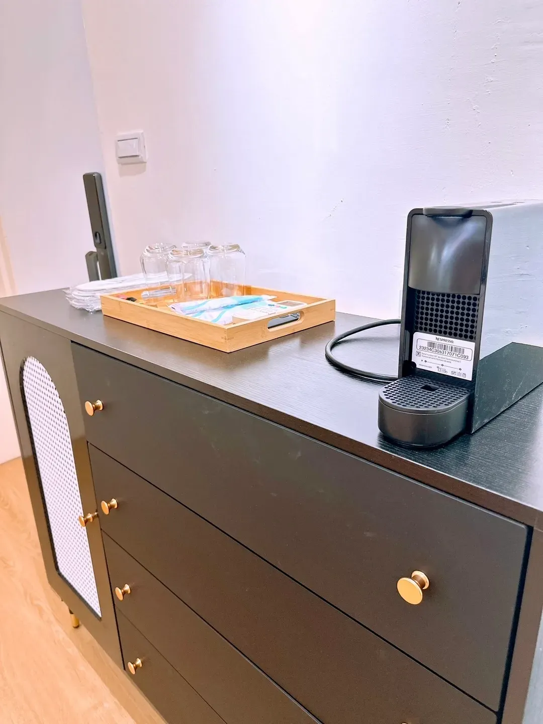 房間內都提供Nespresso 膠囊咖啡機