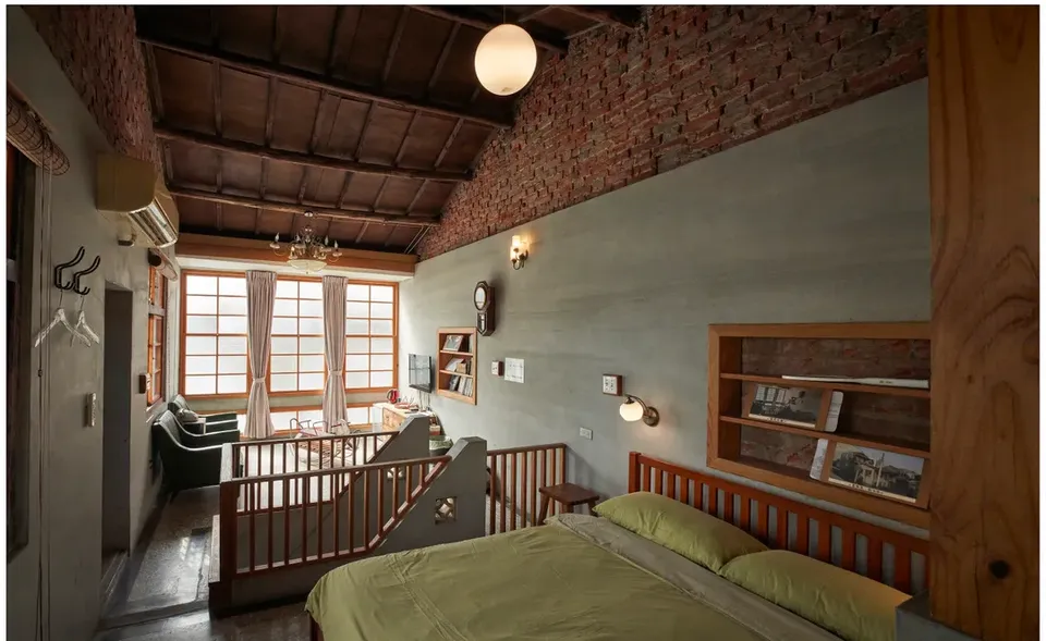 台南老古石渡 | 可選購2-4人包棟、老宅復古風、鄰近神農街-7