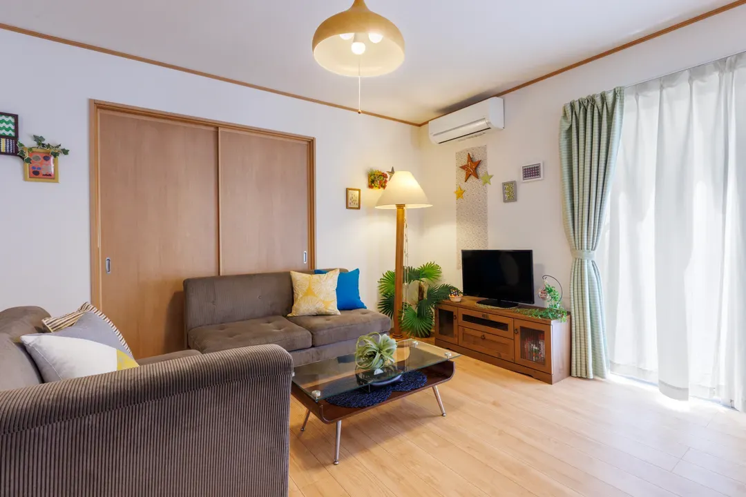 Star house｜免費停車位/4房2衛/近海中道路、勝連城跡/最多11人-4