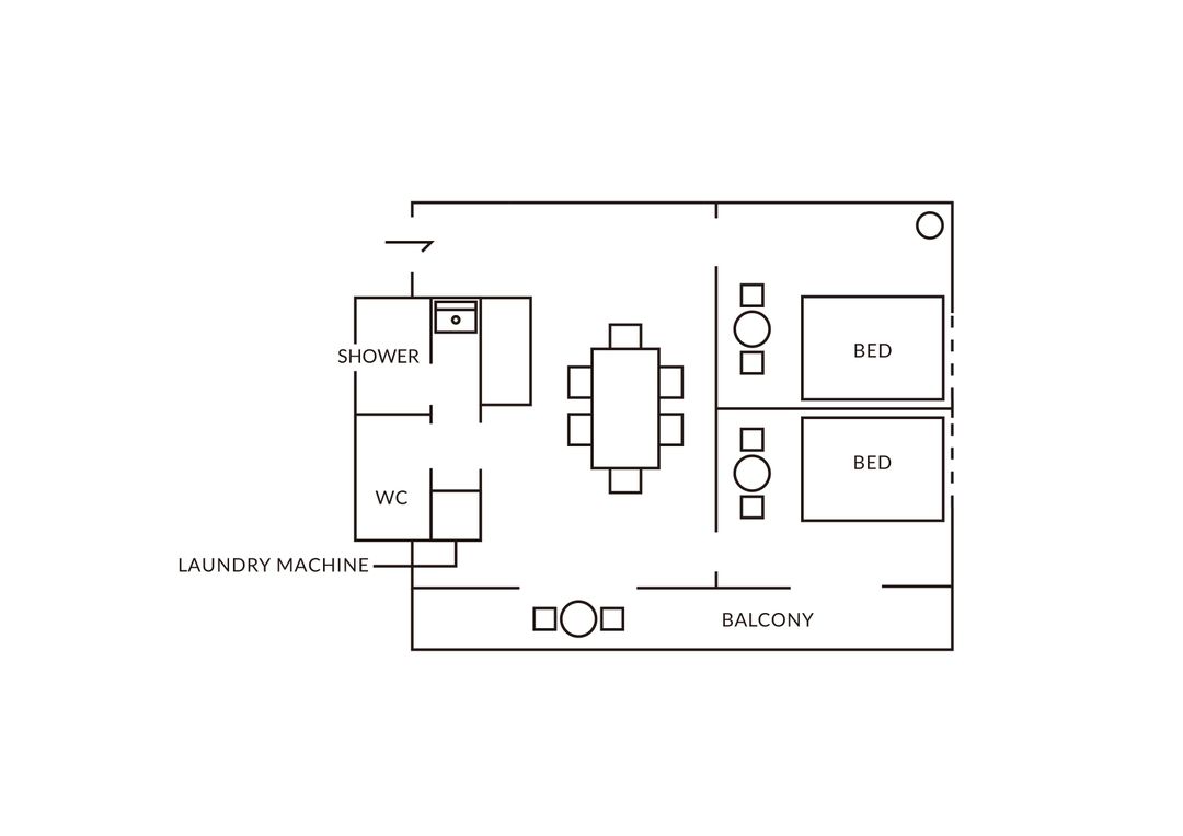 Near Ueno/Asakusa#3mins to Skytree#60㎡ cozy room  E