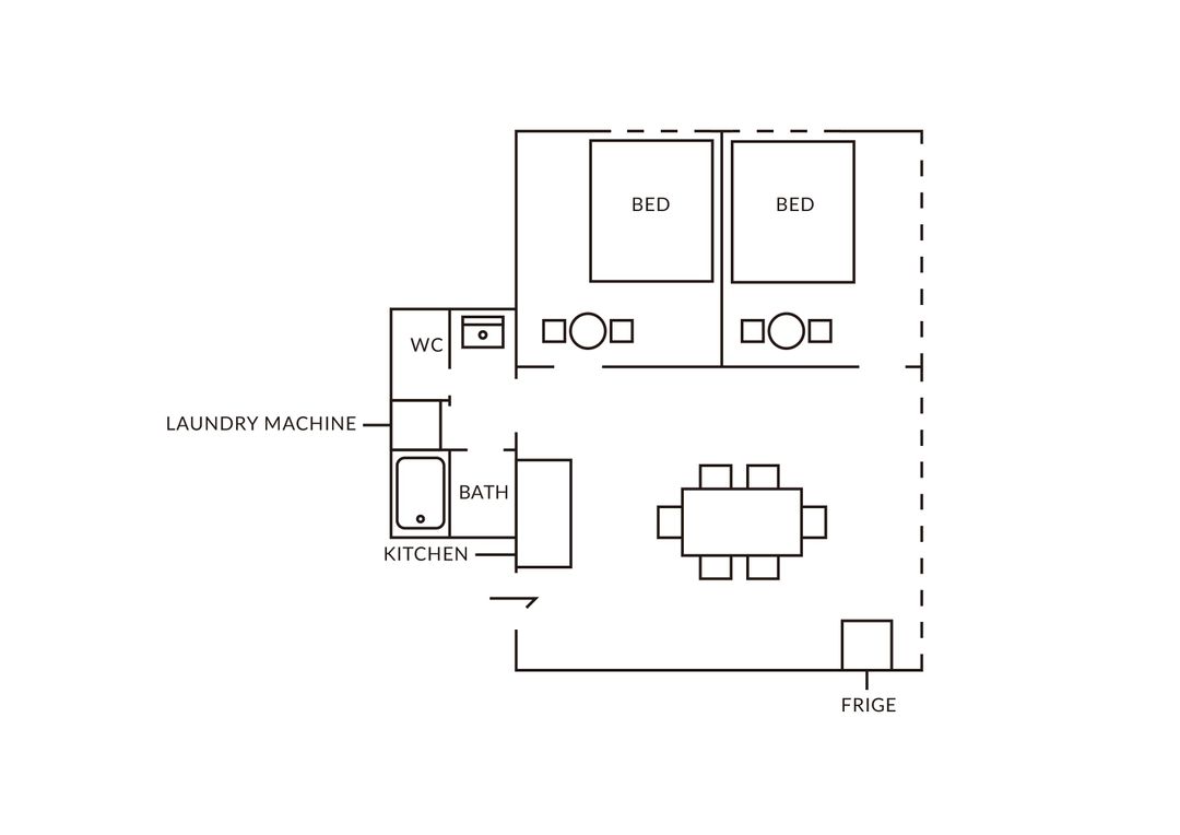 Near Ueno/Asakusa#3mins to Skytree#60㎡ cozy room  A