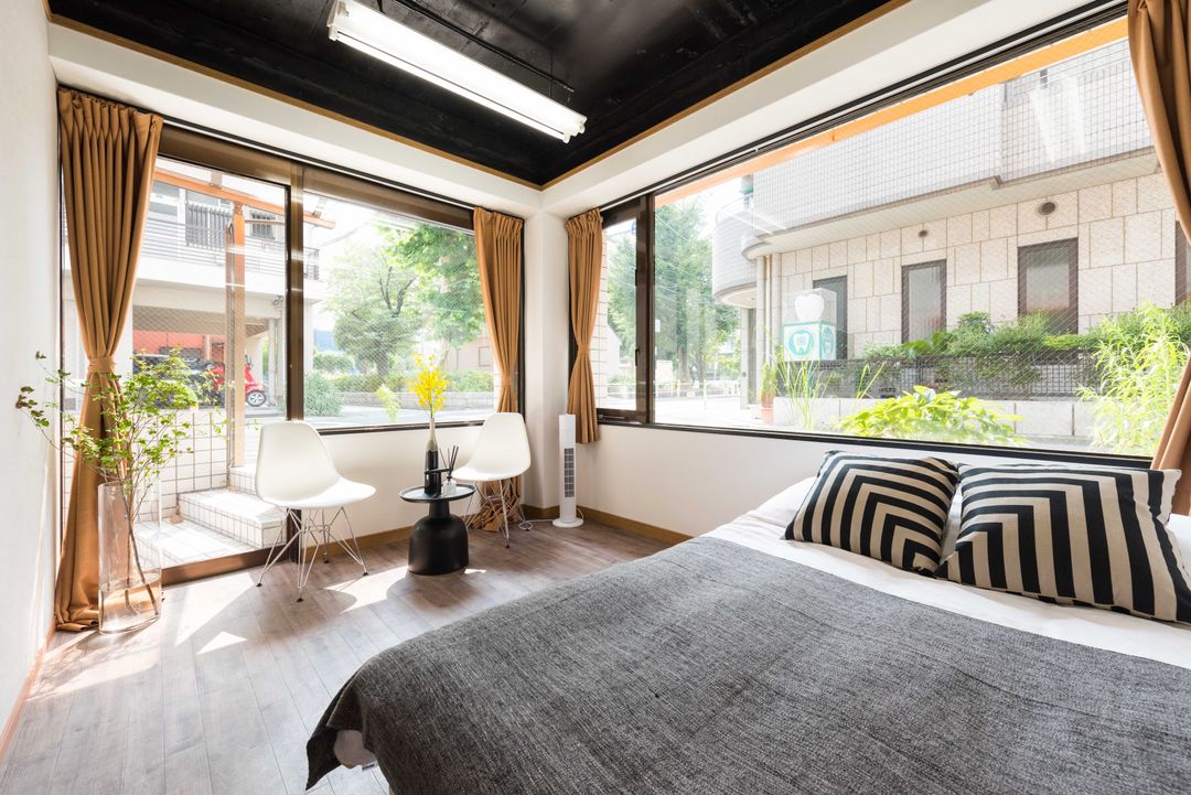 Design hotel near Ueno/Asakusa with 3 bedrooms