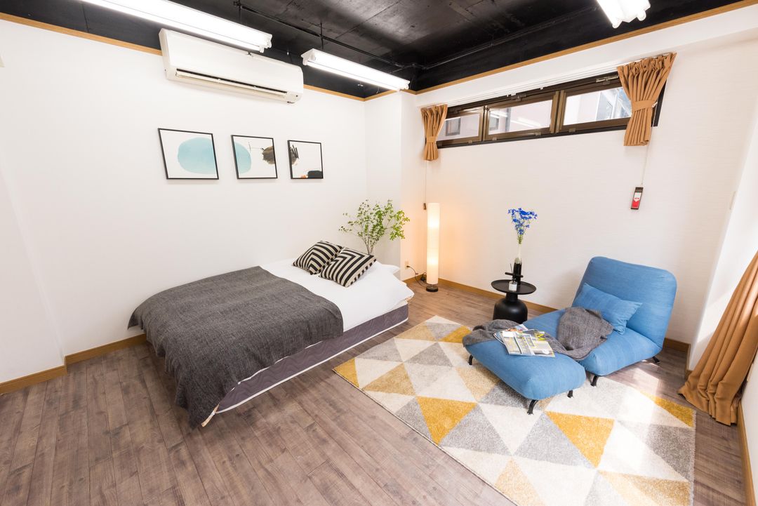 Design hotel near Ueno/Asakusa with 3 bedrooms