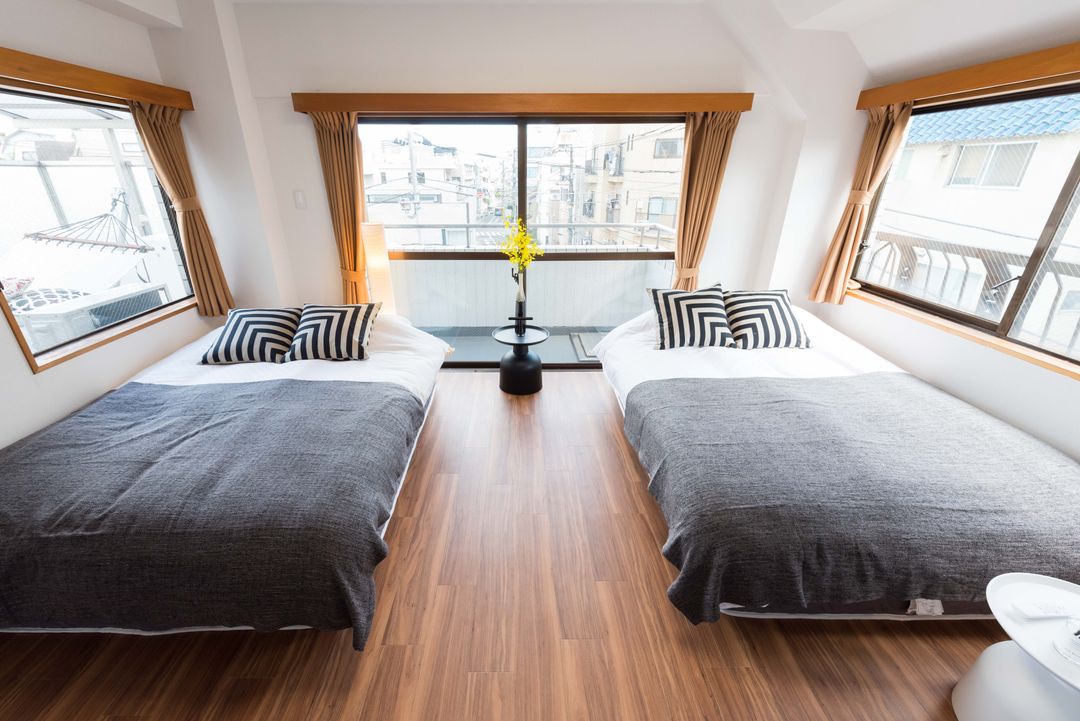 Design hotel near Ueno/Asakusa with 2 bedrooms