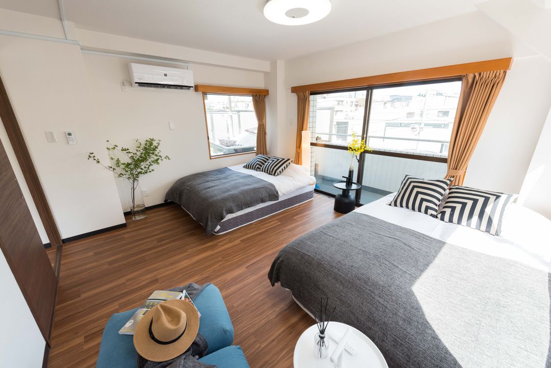 Design hotel near Ueno/Asakusa with 2 bedrooms