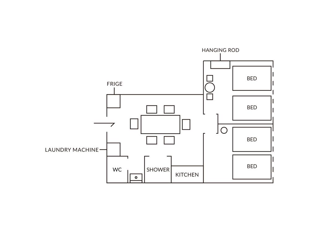 寅Hotel 台東｜上野站徒步5分/近秋葉原商圈/免費Wi-Fi #B
