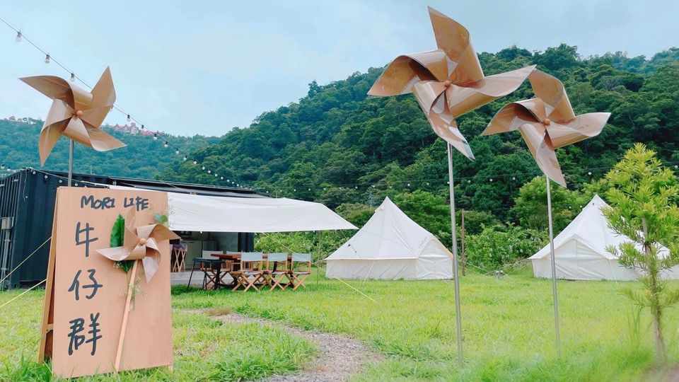 宜蘭露營 田野森農場｜包區豪華露營一泊二食、附冷氣獨立衛浴