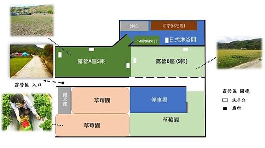社寮角露營區 示意圖