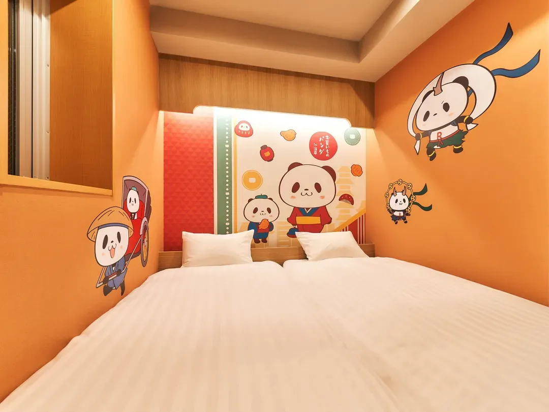 【お買いものパンダルーム／ツインA】スカイツリー（R）が見えるお部屋です