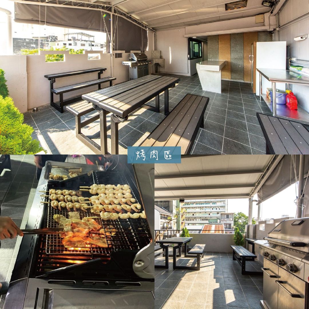 W立方(達布旅)｜16人台南包棟 | BBQ烤肉&麻將 | 室外大空間 | 神農街x海安路