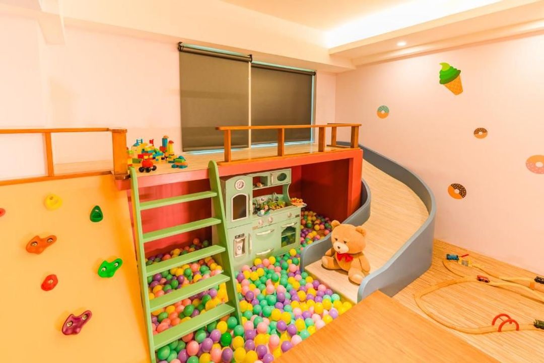 閣樂親子旅宿｜近羅東夜市、球池溜滑梯小廚房、網美水族箱浴缸