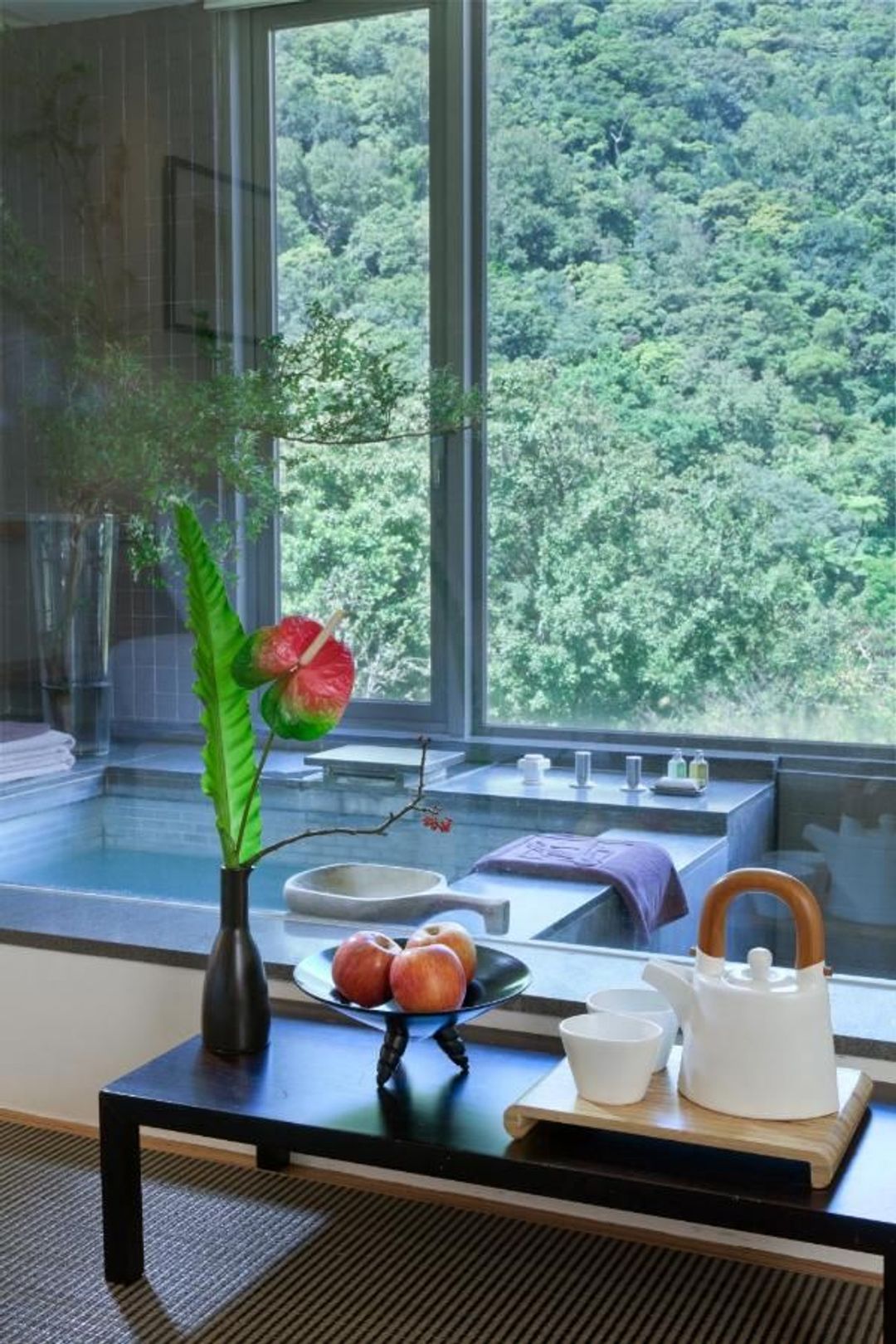 雀客藏居台北阳明山温泉饭店｜泳池、儿童戏水池