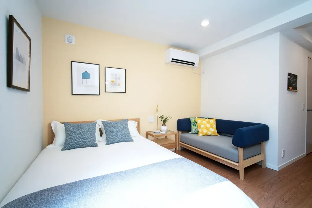 23㎡のワンルーム。静かで明るいお部屋です。
