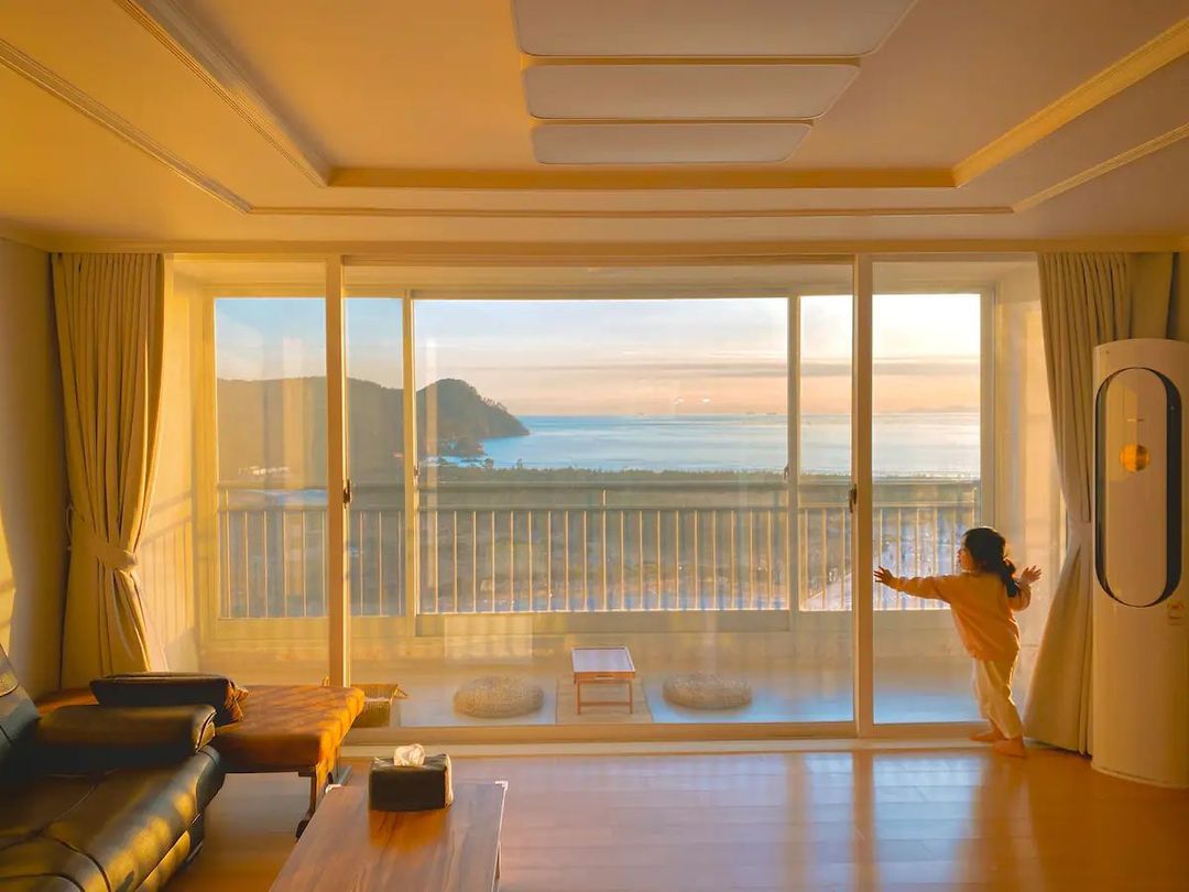 釜山-大德坡旅宿｜3分鐘到多大浦港站 多大浦海水浴場 擁海景