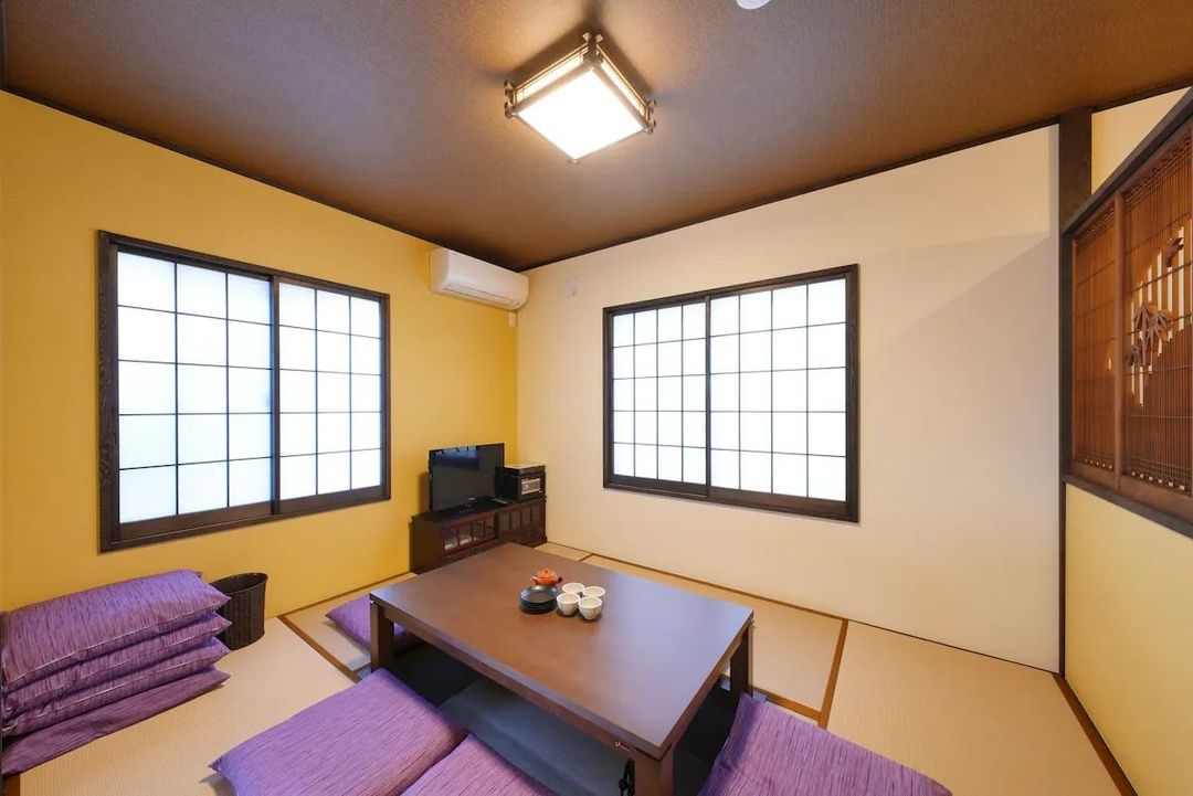两层日式包栋旅居｜最多6人/2房1厅/2卫1浴/隅田川景/浅草站步行8分