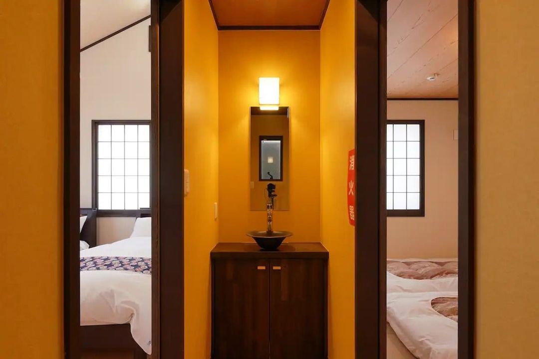 两层日式包栋旅居｜最多6人/2房1厅/2卫1浴/隅田川景/浅草站步行8分