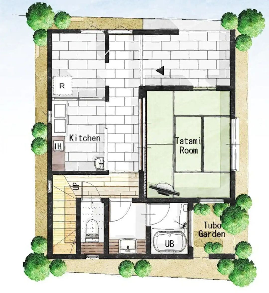 5min walk to Asakusa/ 2BR, 1LR/2 toilets, 1 bathroom/90㎡/Max 6pax/Japanese-style villa