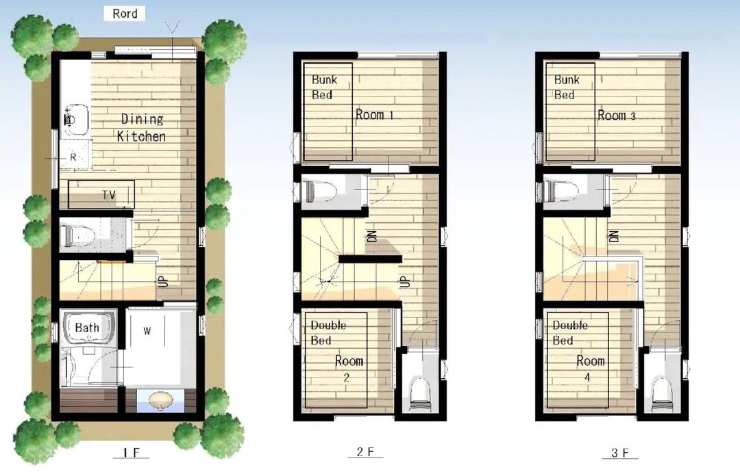宿家 上野離宮｜6-8人包棟/4房1廳/2衛1浴/稻荷町站步行1分