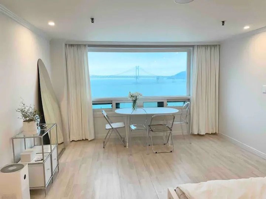 釜山-Yooni的家｜正對廣安里海灘 海景視野