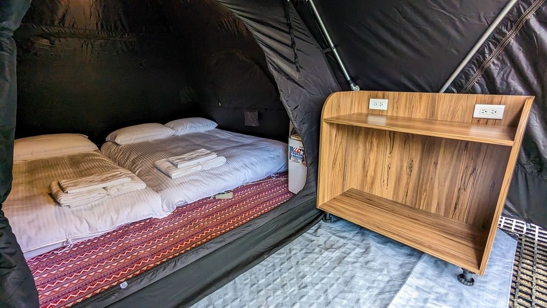 南庄山河苑露營區丨遊獵帳、獨立衛浴、近南庄老街-8