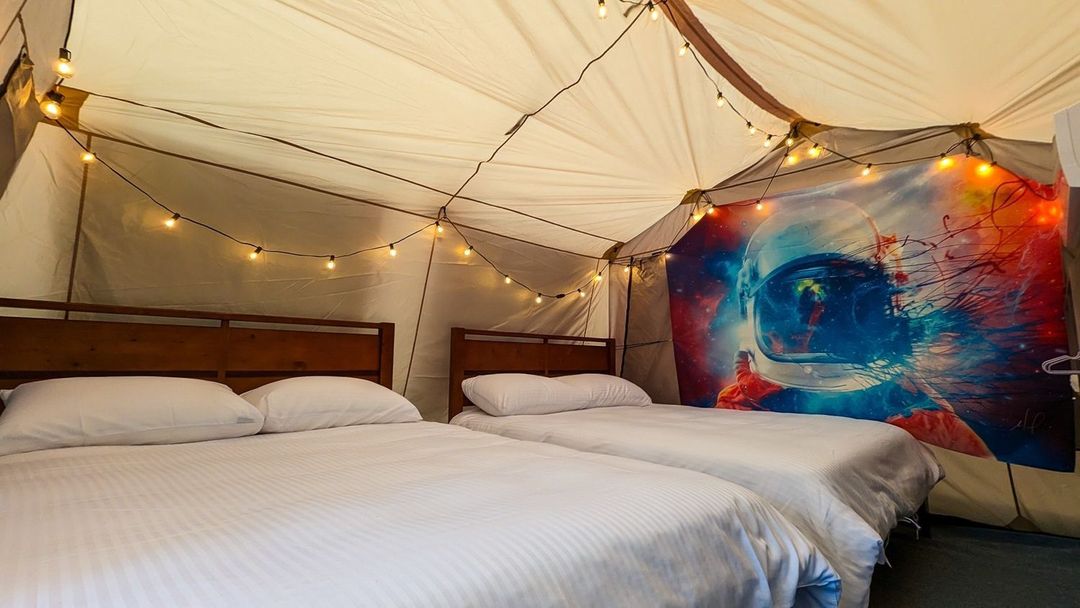 南庄山河苑露營區丨遊獵帳、獨立衛浴、近南庄老街-4