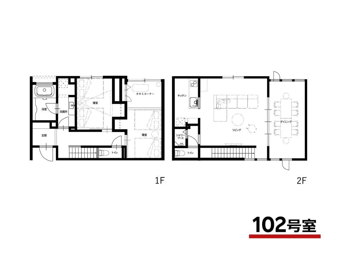 【102】間取り図　