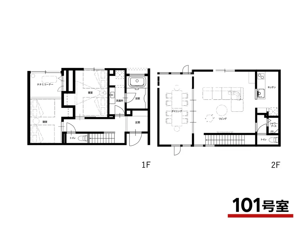 【101】間取り図　