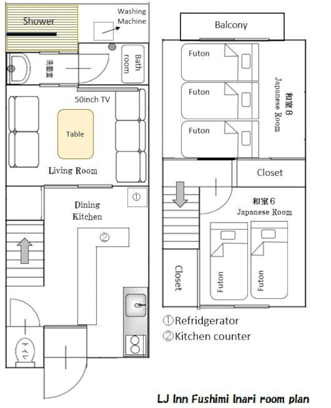 Land Japan Inn 伏見稻荷｜伏見稻荷大社步行10分/直達大阪-19