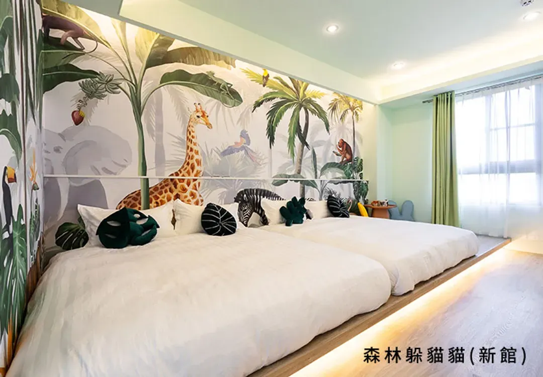 武暖ZOO親子民宿(新館)｜新開幕、親子溜滑梯民宿、戲水池