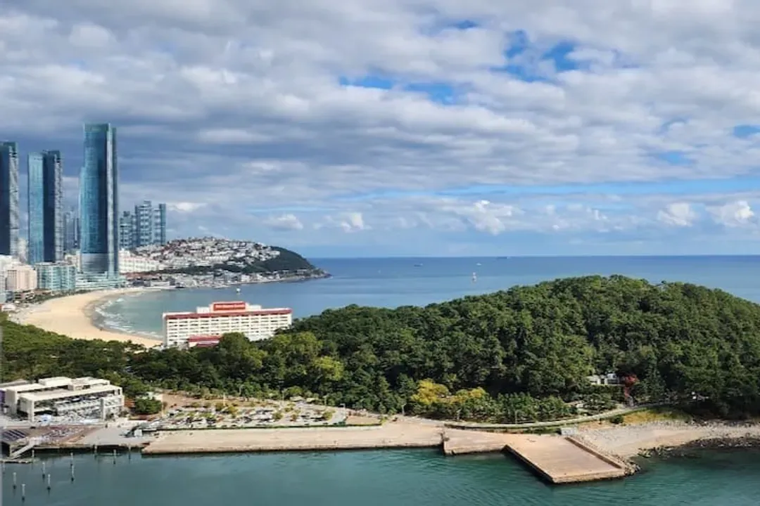 釜山-馬林市，海灘景觀，海景