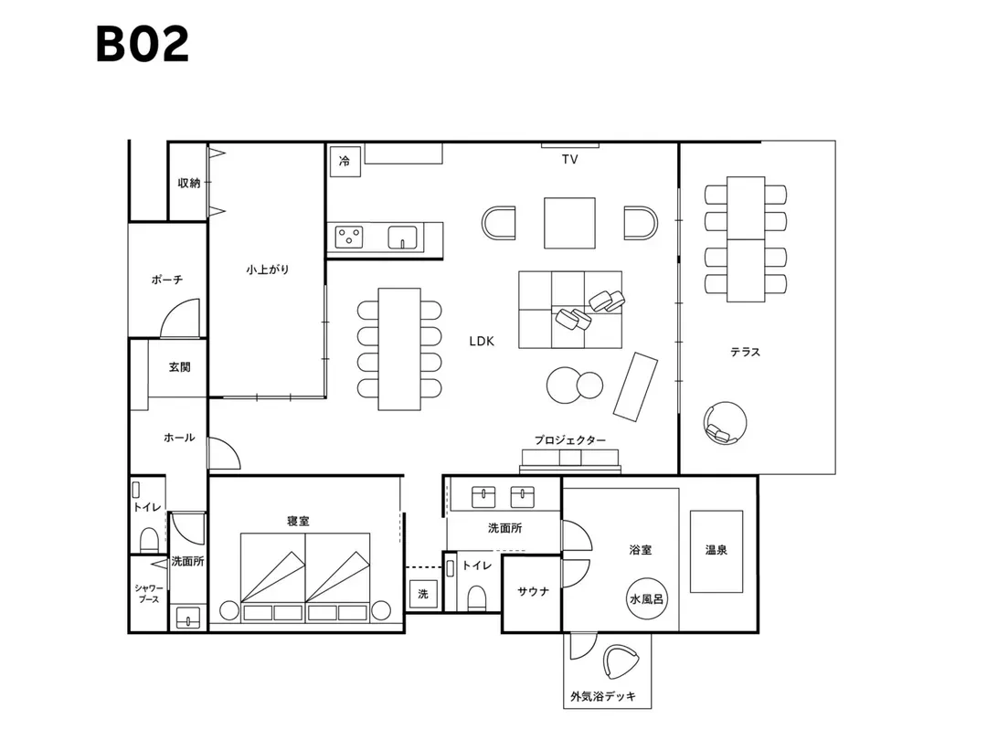 Rakuten STAY VILLA 日光-5｜天然溫泉/桑拿/BBQ燒烤/東武日光站步行15分