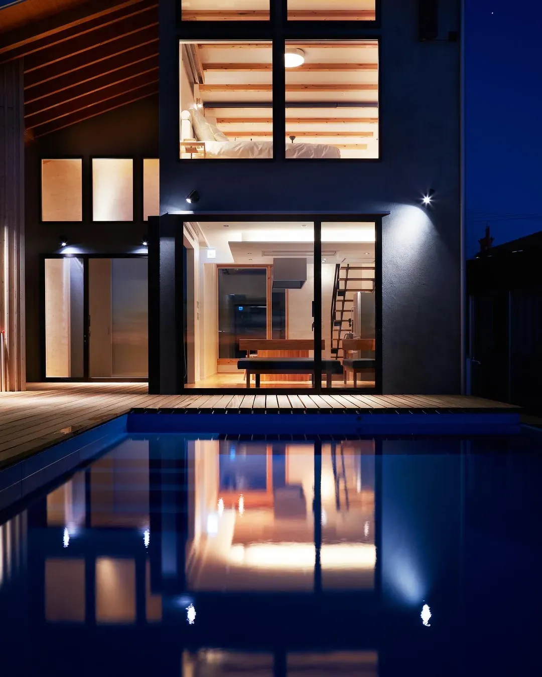 Private Villa with Pool and Sunset in Aki City