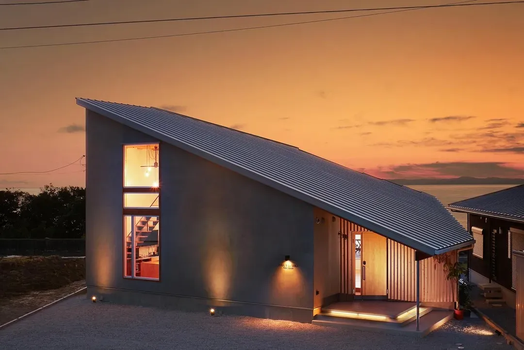 Private Villa with Pool and Sunset in Aki City