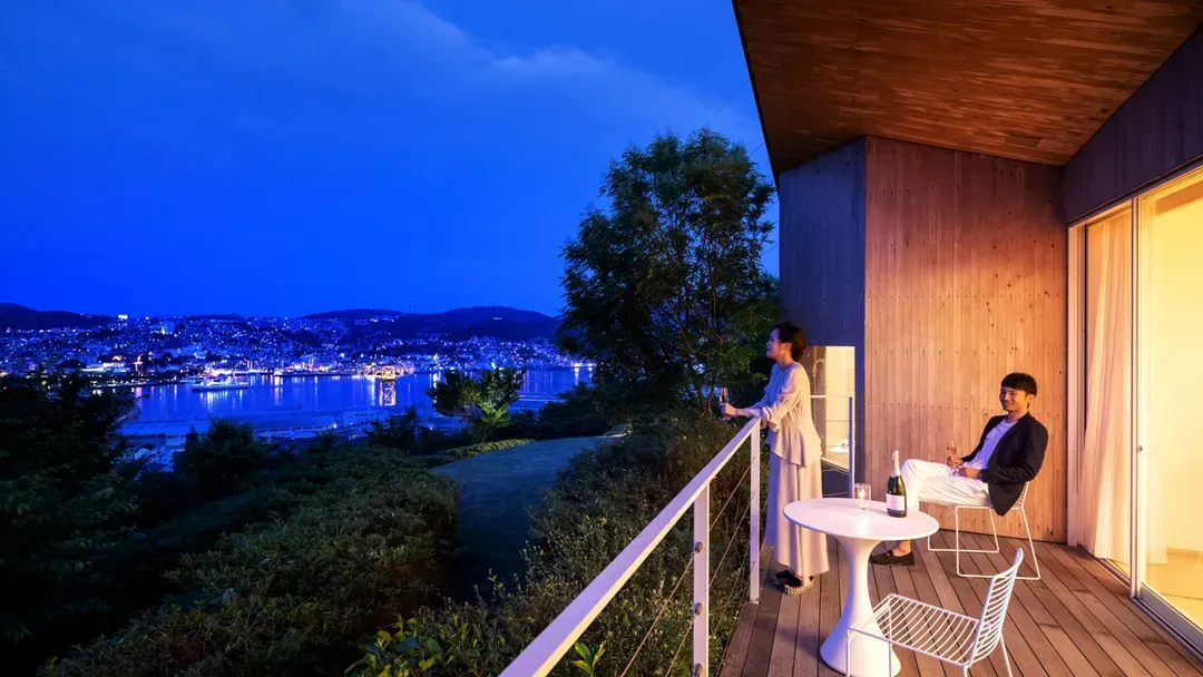長崎花園露臺渡假飯店｜稲佐山夜景/露天泳池/來往長崎車站免費接駁
