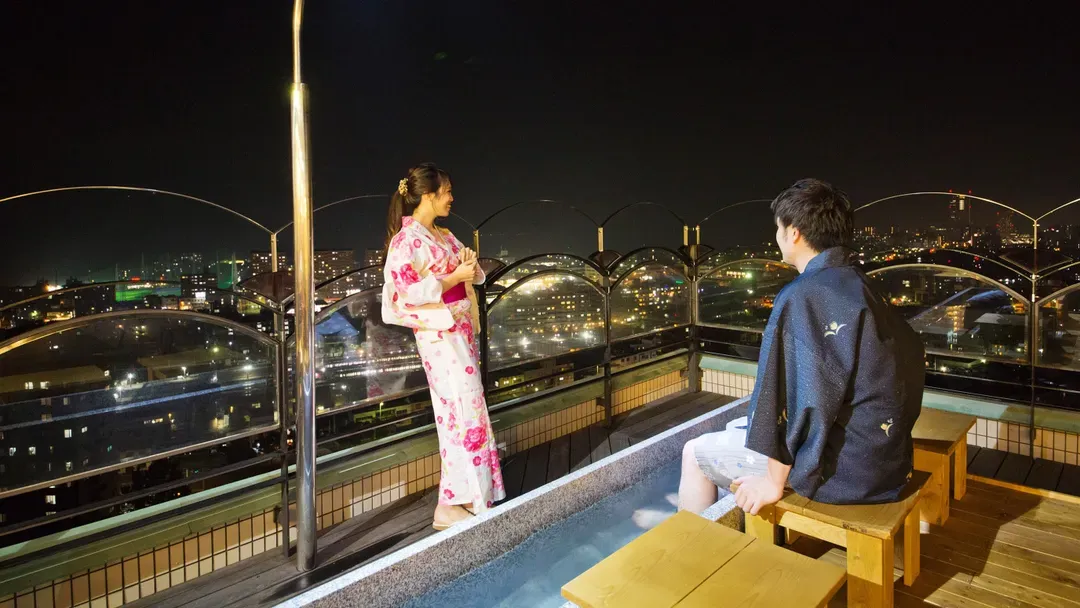 夕凪之湯 花樹海飯店｜昭和町站開車5分/高松城址開車15分/高松站免費接送