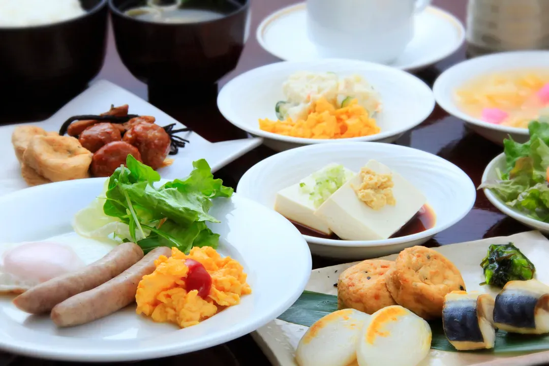 朝食ビュッフェ