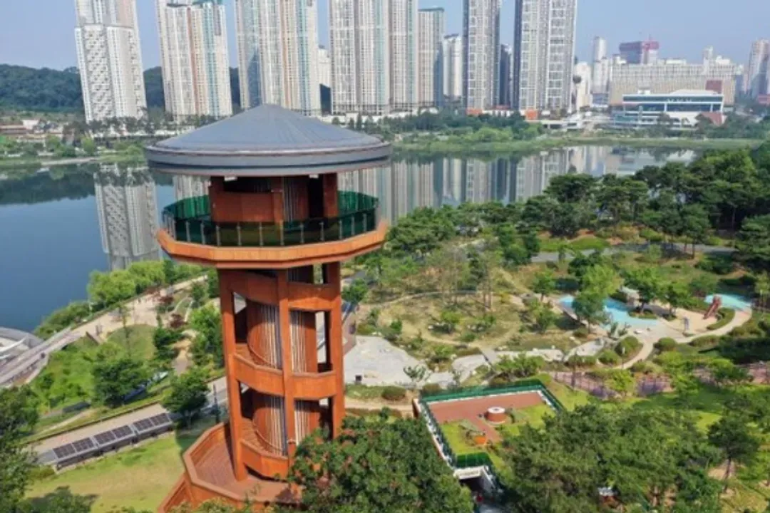光教湖水公園弗萊堡瞭望台