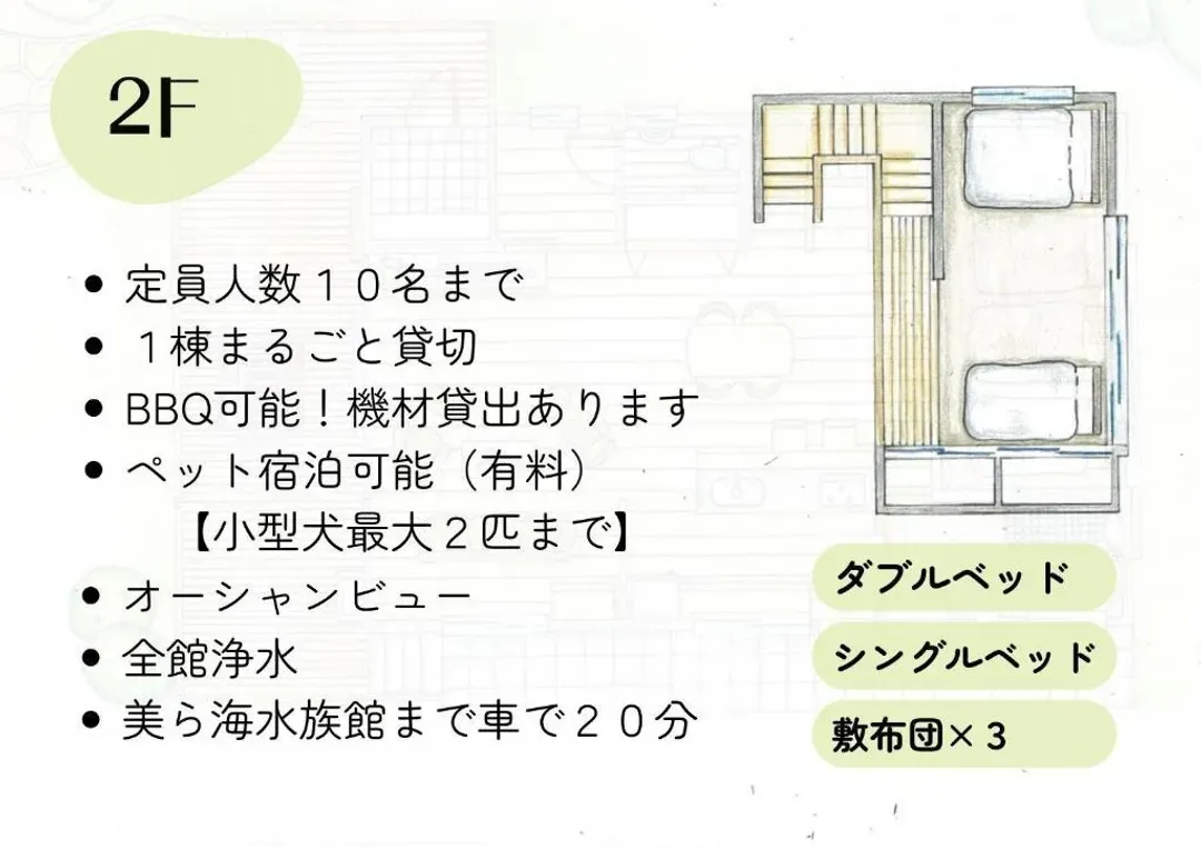 【恐龙乐园推荐住宿】INORI RESORT 空风｜宠物OK/免费停车位/BBQ烧烤OK