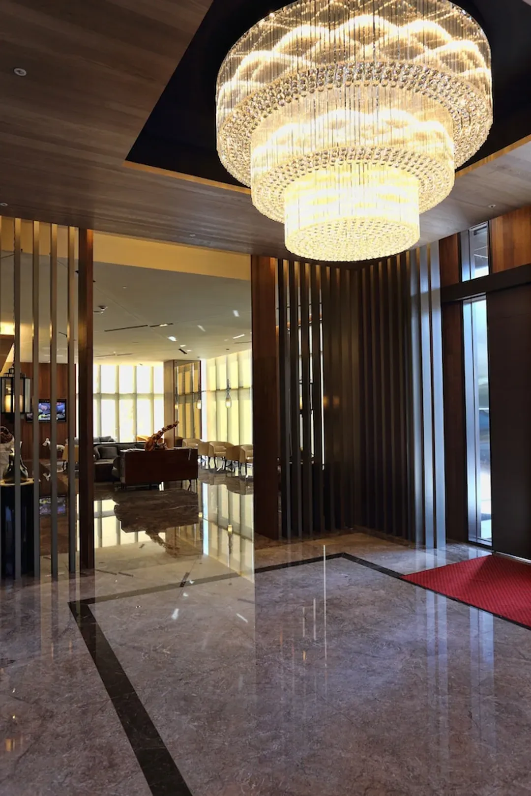 Interior entrance