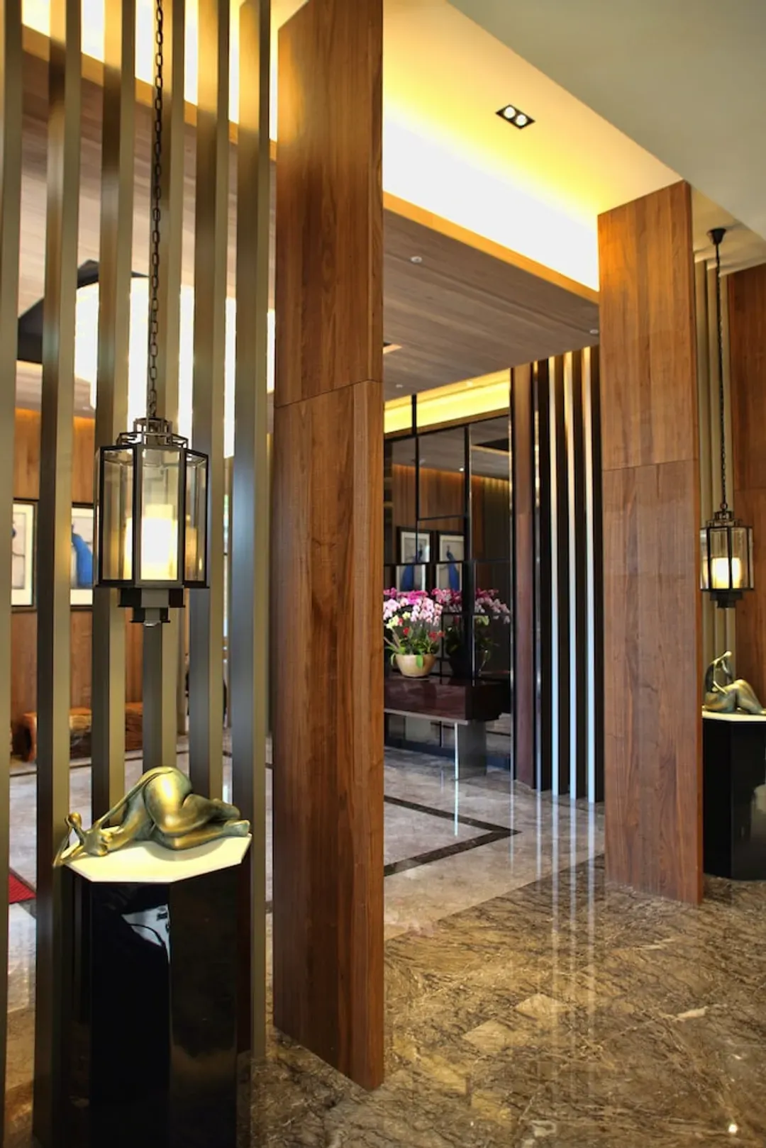 Interior entrance